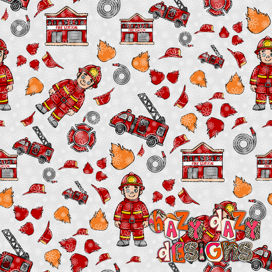 LIGHT GREY FIRE FIGHTER SEAMLESS FILE